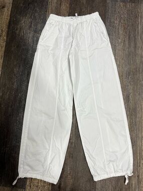 Zara Parachute Wide Leg Drawstring Pants